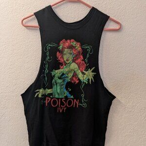 DC Comics Black Poison Ivy Muscle Tee